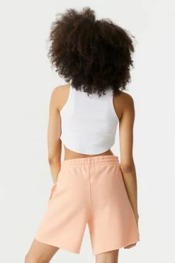 Stitches Ladies High-Rise Fleece Basketball Short Bottoms