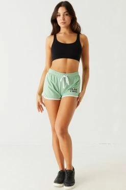 Stitches Ladies Good Vibes Graphic Dolphin Short Bottoms