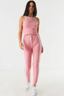 Stitches Ladies Soft High Neck Baby Girl Graphic Cropped Tank Tops 5 Stitches Ladies Soft High Neck Baby Girl Graphic Cropped Tank Tops