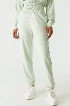 Stitches Ladies Soft Fleece California Graphic Jogger Bottoms