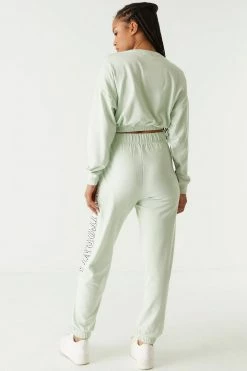 Stitches Ladies Soft Fleece California Graphic Jogger Bottoms