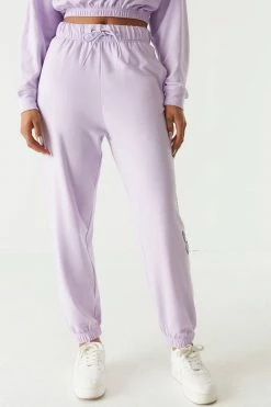 Stitches Ladies Bottoms Soft Fleece Graphic Jogger