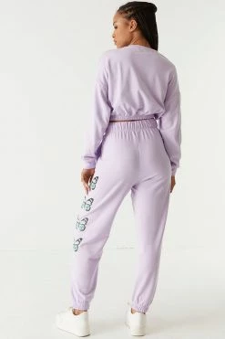 Stitches Ladies Bottoms Soft Fleece Graphic Jogger