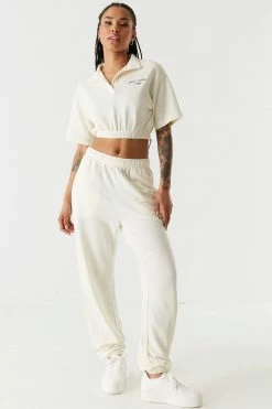 Stitches Ladies Fleece Good Vibes Only Graphic Embroidered Polo Top 7 Stitches Ladies Fleece Good Vibes Only Graphic Embroidered Polo Top