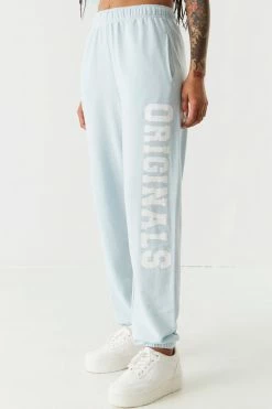 Stitches Ladies Fleece Originals Graphic High-Rise Boyfriend Joggers Bottoms