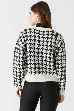 Stitches Ladies Printed Button-Up Cardigan Sweaters