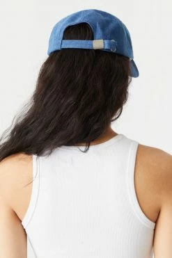 Stitches Ladies Medium Wash Denim Dad Cap