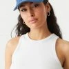 Stitches Ladies Medium Wash Denim Dad Cap