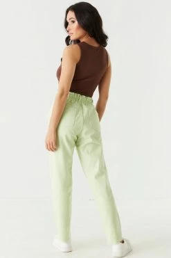 Stitches Ladies Refuge Jeans Refuge Paperbag Waist Twill Mom Jean