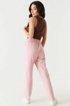 Stitches Ladies Refuge Jeans Refuge Paperbag Waist Twill Mom Jean