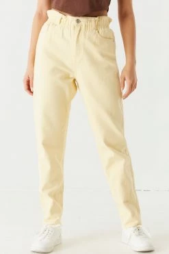 Stitches Ladies Refuge Jeans Refuge Paperbag Waist Twill Mom Jean