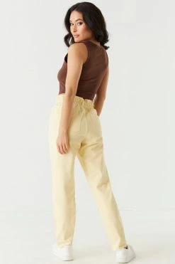 Stitches Ladies Refuge Jeans Refuge Paperbag Waist Twill Mom Jean