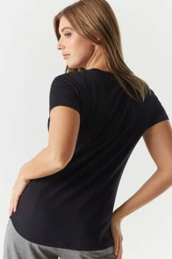 Stitches Ladies Relaxed Crew Neck T-Shirt Tops