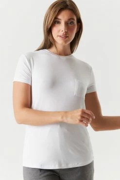 Stitches Ladies Relaxed Crew Neck T-Shirt Tops 27 Stitches Ladies Relaxed Crew Neck T-Shirt Tops