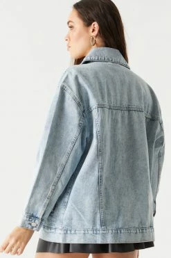 Stitches Ladies Denim Jackets Oversized Denim Jacket 16 Stitches Ladies Denim Jackets Oversized Denim Jacket