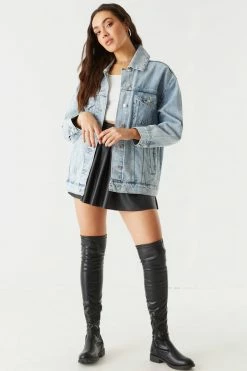 Stitches Ladies Denim Jackets Oversized Denim Jacket 17 Stitches Ladies Denim Jackets Oversized Denim Jacket