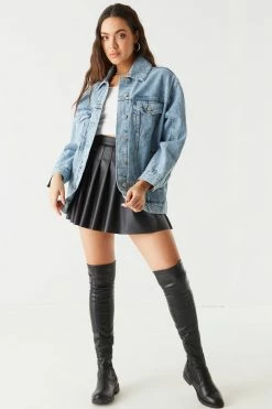 Stitches Ladies Denim Jackets Oversized Denim Jacket 11 Stitches Ladies Denim Jackets Oversized Denim Jacket