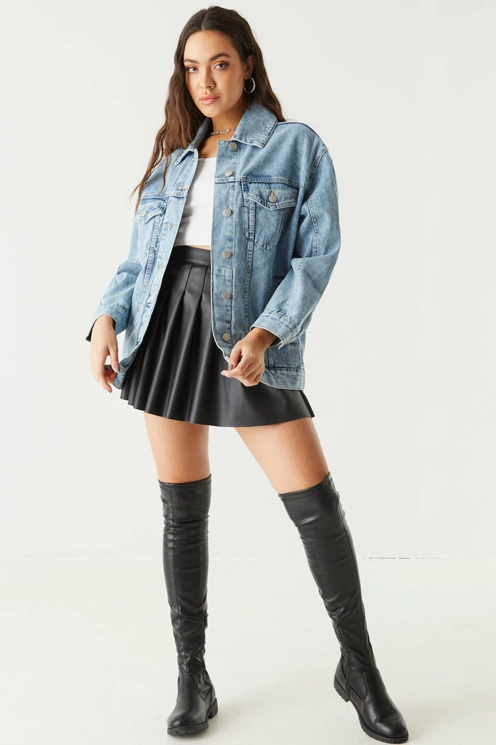 Stitches Ladies Denim Jackets Oversized Denim Jacket 3 Stitches Ladies Denim Jackets Oversized Denim Jacket