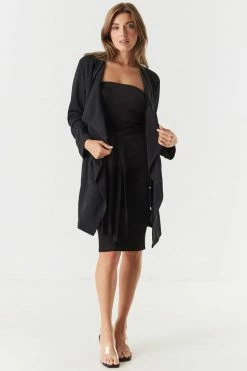 Stitches Ladies Open Front Waterfall Jacket Jackets + Coats