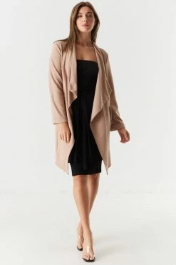 Stitches Ladies Open Front Waterfall Jacket Jackets + Coats