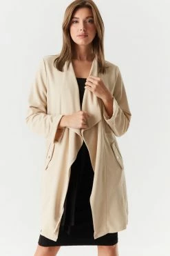 Stitches Ladies Open Front Waterfall Jacket Jackets + Coats