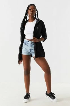 Stitches Ladies Jackets + Coats Basic Lightweight Hooded Zip-Up Jacket