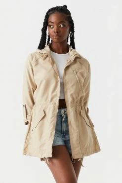 Stitches Ladies Jackets + Coats Basic Lightweight Hooded Zip-Up Jacket