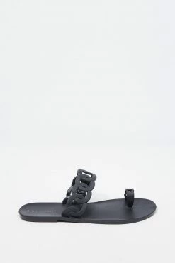 Stitches Ladies Sandals Cut-Out Chain Toe Band Jelly Sandal