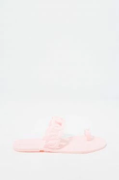 Stitches Ladies Sandals Cut-Out Chain Toe Band Jelly Sandal