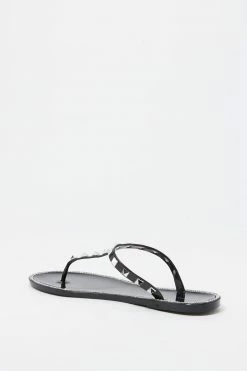 Stitches Ladies Studded Jelly T-Bar Sandals