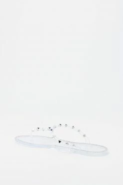 Stitches Ladies Studded Jelly T-Bar Sandals