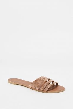 Stitches Ladies Five Thin Band Slide-On Sandal Sandals