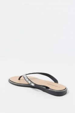 Stitches Ladies Rhinestone Band Flip-Flop Sandal Sandals