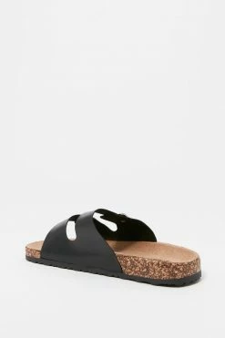 Stitches Ladies Two Buckle Cork Sole Sandal Sandals