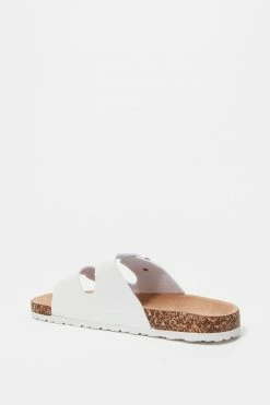 Stitches Ladies Two Buckle Cork Sole Sandal Sandals