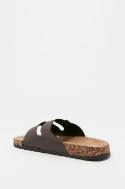 Stitches Ladies Two Buckle Cork Sole Sandal Sandals