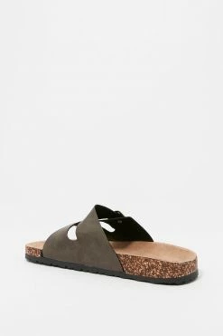 Stitches Ladies Two Buckle Cork Sole Sandal Sandals