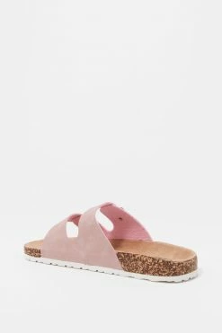 Stitches Ladies Two Buckle Cork Sole Sandal Sandals