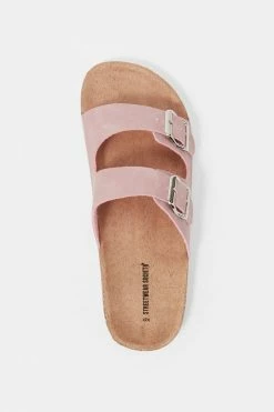 Stitches Ladies Two Buckle Cork Sole Sandal Sandals