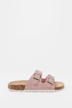 Stitches Ladies Two Buckle Cork Sole Sandal Sandals