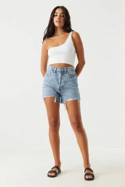 Stitches Ladies Woven Two Band Slide-On Sandal Sandals