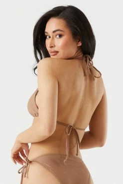 Stitches Ladies Sets Basic Triangle Halter Bikini Top