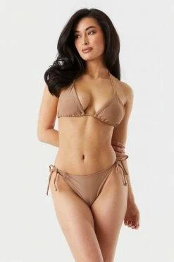 Stitches Ladies Sets Basic Triangle Halter Bikini Top