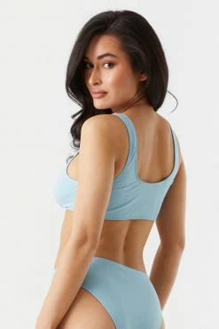 Stitches Ladies Ribbed O-Ring Cut-Out One Piece Swimsuit Swimwear