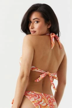 Stitches Ladies Sets Retro Print Self-Tie Side Bikini Bottom 5 Stitches Ladies Sets Retro Print Self-Tie Side Bikini Bottom