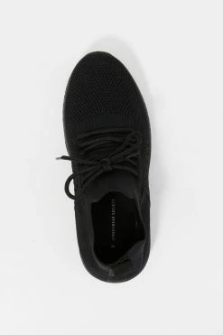 Stitches Ladies Sneakers Lace-Up Chunky Sole Knit Sneaker