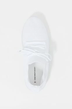 Stitches Ladies Sneakers Lace-Up Chunky Sole Knit Sneaker