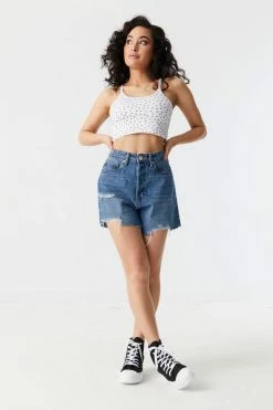 Stitches Ladies Lace-Up Platform High Top Sneaker