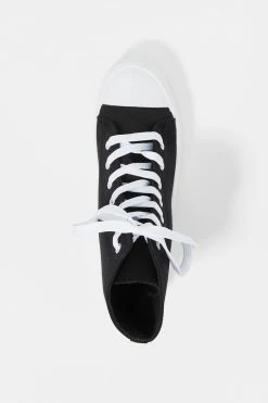 Stitches Ladies Lace-Up Platform High Top Sneaker