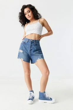 Stitches Ladies Lace-Up Platform High Top Sneaker